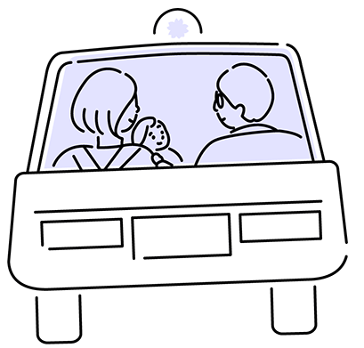 赤ちゃんとタクシーに乗る時の安全な乗り方